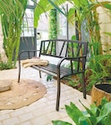 Banc de jardin Alvernia - Hespéride dans le catalogue Carrefour