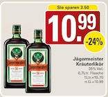 Kräuterlikör Angebote von Jägermeister bei WEZ Löhne für 10,99 €