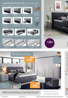 Bett im Opti-Wohnwelt Prospekt "Polsterwochen" mit 24 Seiten (Bremerhaven)