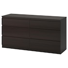 Kommode mit 6 Schubladen schwarzbraun im IKEA Prospekt Kommode mit 6 Schubladen schwarzbraun von KULLEN im aktuellen IKEA Prospekt für 79,00 €