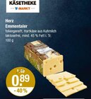 Herz Emmentaler von KÄSETHEKE V-MARKT im aktuellen V-Markt Prospekt für 0,89 €