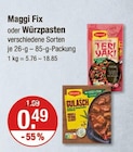 Fix oder Würzpasten Angebote von Maggi bei V-Markt Regensburg für 0,49 €