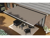 Store banne manivelle avec semi cassette 4 x 3 m Taupe à Brico Dépôt dans Guitalens-L'Albarède Store banne manivelle avec semi cassette 4 x 3 m Taupe à Brico Dépôt dans Guitalens-L'Albarède