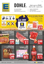 Schweinefleisch im EDEKA Prospekt in Nordhorn Aktueller EDEKA Prospekt mit Schweinefleisch, "Aktuelle Angebote", Seite 1