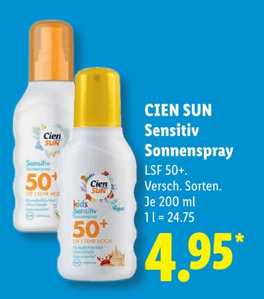 Sensitiv Sonnenspray