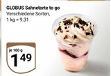 Sahnetorte to go Angebote von Globus bei GLOBUS Neustadt für 1,49 €
