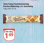 Flammkuchenteig Angebote von Tante Fanny bei GLOBUS Jena für 1,49 €