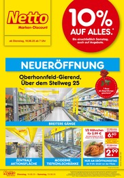 Aktueller Netto Marken-Discount Discounter Prospekt für Oberhonnefeld-Gierend 19.08.2025 - 23.08.2025 Netto Marken-Discount Prospekt für Oberhonnefeld-Gierend mit 6 Seiten