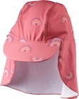 Bademütze mit Regenbogen-Muster, rosa, Gr. 48/49 bei dm-drogerie markt im Spabrücken Prospekt für 7,90 €
