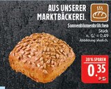 Sonnenblumenbrötchen im Angebot bei Marktkauf in Hof Sonnenblumenbrötchen Angebote bei Marktkauf Hof für 0,35 €