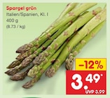 Aktuelles Spargel grün Angebot bei Netto Marken-Discount in Wuppertal ab 3,49 €