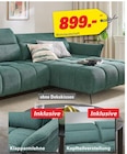 WOHNLANDSCHAFT „Cavani“ im Höffner Prospekt zum Preis von 899,00 €