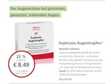 Euphrasia Augentropfen bei LINDA im Langenau Prospekt für 8,49 €