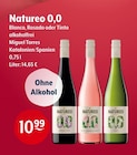 Natureo 0,0 Blanco, Rosado oder Tinto bei Trink und Spare im Prospekt "" für 10,99 €