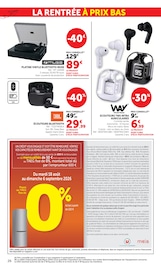 Promos Écouteurs Bluetooth dans le catalogue "SUPER U" de Super U à la page 26 Promos Écouteurs Bluetooth dans le catalogue "SUPER U" de Super U à la page 26