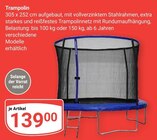 Trampolin im Angebot bei GLOBUS in Jena Trampolin Angebote bei GLOBUS Jena für 139,00 €