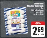 Aktuelle Weißwurst Angebote bei EDEKA in Dresden Aktuelles Münchner Weißwürste Angebot bei EDEKA in Dresden ab 2,69 €