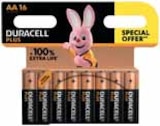 Piles Plus 100% x16 - DURACELL en promo chez Intermarché La Rochelle à 9,79 €