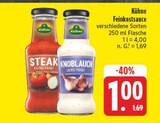 Steak Pfeffer-Pikant Angebote von Kühne bei EDEKA Hof für 1,00 €