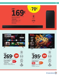 Offre Télévision dans le catalogue E.Leclerc du moment à la page 9