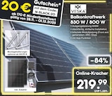 Netto Marken-Discount - Balkonkraftwerk 830 W / 800 W Angebot im Prospekt Balkonkraftwerk 830 W / 800 W bei Netto Marken-Discount im Prospekt "" für 44,99 €