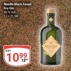 Black Forest Dry Gin Angebote von Needle bei GLOBUS Trier für 10,99 €