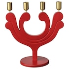 Aktuelles Kerzenständer für 4 Kerzen rot Angebot bei IKEA in Reutlingen ab 12,99 €