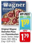 Original Wagner Steinofen Pizza im Angebot bei EDEKA in Pirmasens Original Wagner Steinofen Pizza Angebote von Wagner bei EDEKA Pirmasens für 1,59 €
