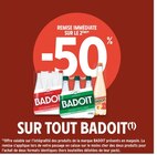 -50 remise immédiate sur le 2ème sur tout BADOIT - BADOIT en promo chez Intermarché Rouen