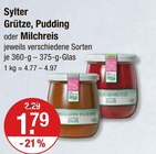Grütze, Pudding oder Milchreis von Sylter im aktuellen V-Markt Prospekt für 1,79 €