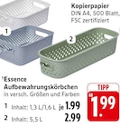 Aufbewahrungskörbchen Angebote von Essence bei EDEKA Pirmasens für 1,99 €