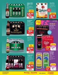 Bier im Netto Marken-Discount Prospekt "Aktuelle Angebote" mit 65 Seiten (Weimar)