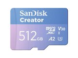 Aktuelles Creator Adapter mit microSD™ UHS-I-Karte, Micro-SDXC Speicherkarte, 512 GB, 190 MB/s Angebot bei MediaMarkt Saturn in Essen ab 94,99 €