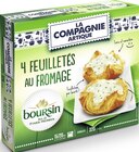 Feuilletés au Fromage Boursin Ail & Fines Herbes surgelés - LA COMPAGNIE ARTIQUE dans le catalogue Géant Casino
