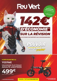Prospectus Garages & Automobile Feu Vert en cours, Feu Vert, 1 page, 28/11/2023 - 02/01/2024 Catalogue Garages & Automobile Feu Vert en cours à Villejuif et alentours, Feu Vert, 1 page, 28/11/2023 - 02/01/2024