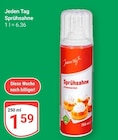 Sprühsahne Angebote von Jeden Tag bei GLOBUS Willich für 1,59 €