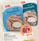 Weizenmehl Angebote von tegut... bei tegut Erfurt für 0,79 €