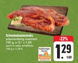 Schweinekammsteaks Angebote bei E center Schweinfurt für 1,19 €