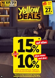 Der aktuelle Sconto SB Prospekt YELLOW DEALS