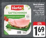 EDEKA Lengefeld - Saftschinken Angebot im Prospekt Saftschinken bei EDEKA im Lengefeld Prospekt für 1,69 €