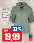 Damen-Sweatjacke kurzarm im Angebot bei Kaufhaus Stolz in Wismar Damen-Sweatjacke kurzarm Angebote von M.X.O bei Kaufhaus Stolz Wismar für 19,99 €