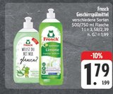 Geschirrspülmittel Willst du mit mir glänzen? Angebote von Frosch bei E center Chemnitz für 1,79 €