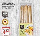 Aktuelle Spargel Angebote bei GLOBUS in Erfurt Aktuelles Premium Spargel weiß Angebot bei GLOBUS in Erfurt ab 4,44 €