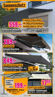 Sonnenschirm im aktuellen Hornbach Prospekt (Kiel) Sonnenschirm im Hornbach Prospekt "Den besten Preis kann nur anbieten, wer ihn wirklich hat." mit 32 Seiten (Kiel)