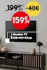 Meuble TV en promo chez Maxi Bazar Sartrouville à 159,99 €