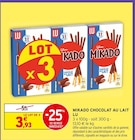 Mikado Chocolat au Lait - LU à 3,93 € dans le catalogue Intermarché Super