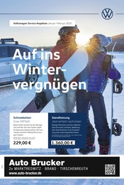 Aktueller Volkswagen Werkstatt & Auto Prospekt in Waldershof und Umgebung, "Auf ins Wintervergnügen" mit 1 Seite, 01.01.2025 - 28.02.2025