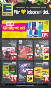 Aktueller EDEKA Prospekt "Wir lieben Lebensmittel!" Seite 1 von 24 Seiten