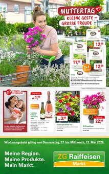 Blumenerde im ZG Raiffeisen Prospekt "MUTTERTAG: KLEINE GESTE - GROSSE FREUDE" mit 8 Seiten (Karlsruhe)