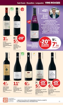 Promotion Cahors dans le prospectus Super U, valable du 22/09/2026 au 04/10/2026 Promo Cahors dans le catalogue Super U du moment à la page 11